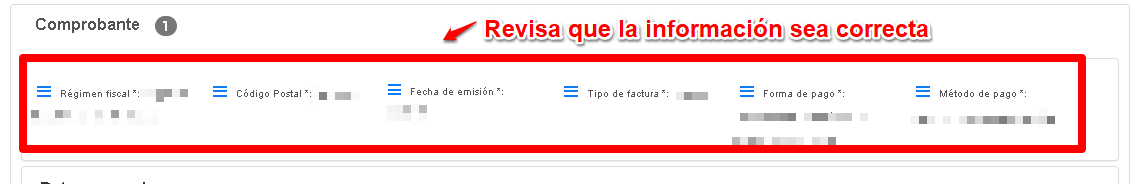 Factura de arrendamiento. Revisa tu información Facturación de arrendamiento. Revisa tu información