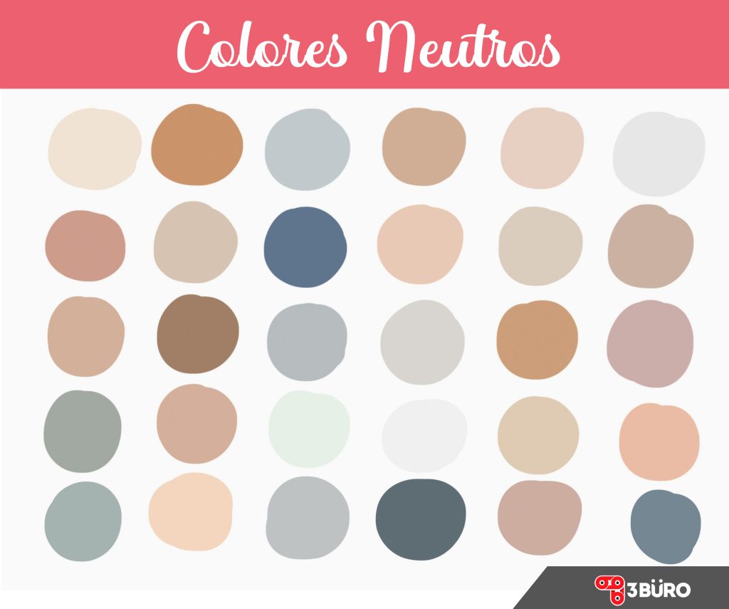 Colores neutros para oficina
