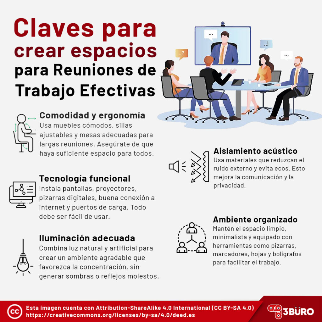 Claves para crear espacios para reuniones de trabajo efectivas Claves para crear espacios para reuniones de trabajo efectivas